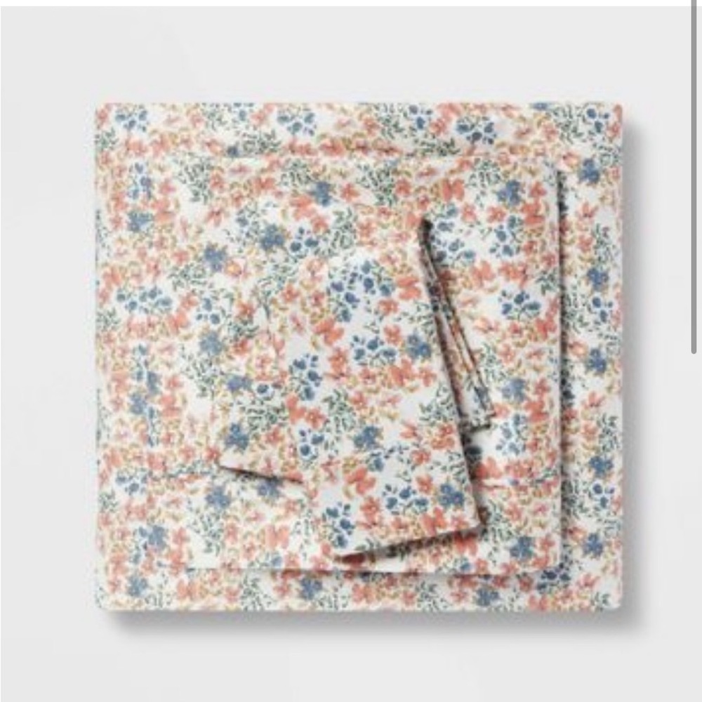 400 Thread Count Printed Performance Sheet Set - Threshold™ NWT Full - Picture 3 of 5